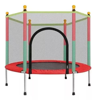 Cama Elastica Niño Trampolín 140 Cm Diámetro Cobertor Red